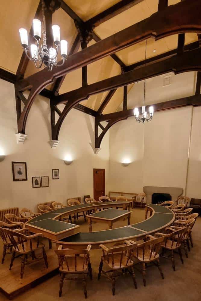Meeting room at The Whittlesey Charity, historic venue for community events and fundraisers in Cambridgeshire.